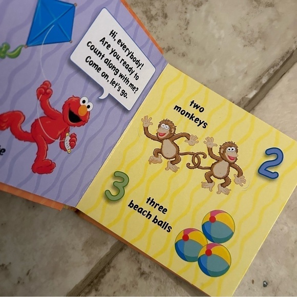 Sesame Street Board Book Lot 8 Books Early Learning - Picture 3 of 6